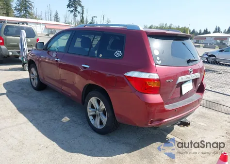 2008 Toyota Highlander Limited из США, поврежденный, VIN JTEES42A782074816